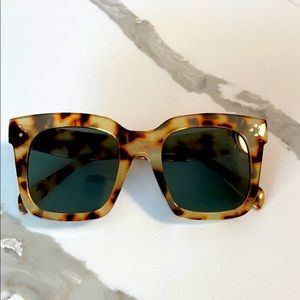 Anthropologie tortoise shell eye glasses